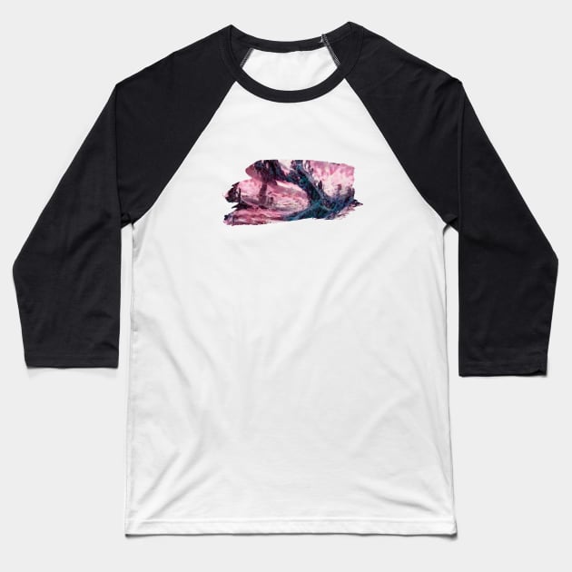 Artwork texture with a little touch of abstract Baseball T-Shirt by Pixy Official